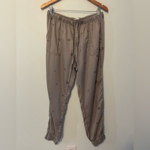 COPY C&C California Stars Print Jogger Style Pants 100% Lyocell Medium - Picture 2 of 8